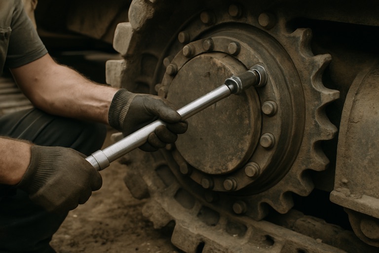 Final drive maintenance